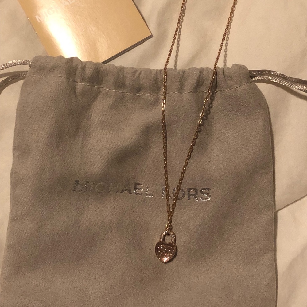 Michael Kors Rose Gold Necklace